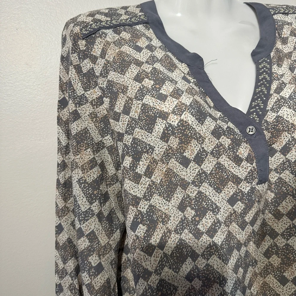 Cream | Boho Blouse Size 40 🖤 - Picture 6 of 10